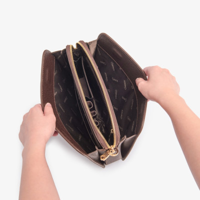 Clutch Cầm Tay Nam Khóa Số Gence CK15