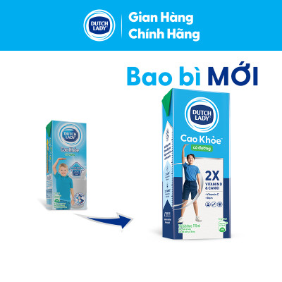 Thùng 48 Hộp Sữa Uống Dutch Lady Cô Gái Hà Lan Có Đường Cao Khỏe (48X170ml)