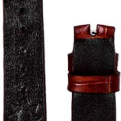 Dây Đồng Hồ Da Cá Sấu Huy Hoàng HT8205 - Nâu Đỏ