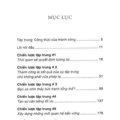 Sức Mạnh Của Tập Trung (Tái Bản) (Quà Tặng Kèm: Special Tickbook)