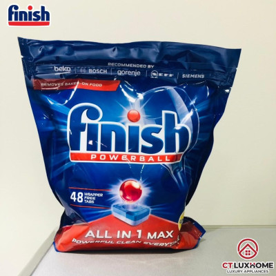 Viên rửa chén bát Finish All In One Max 48 viên 