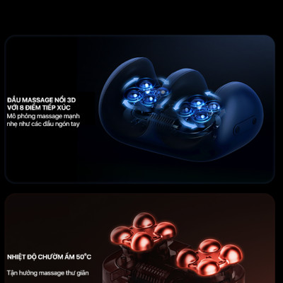 Máy Massage Chân Bấm Huyệt Đa Năng Philips PPM6331 - Hàng chính hãng