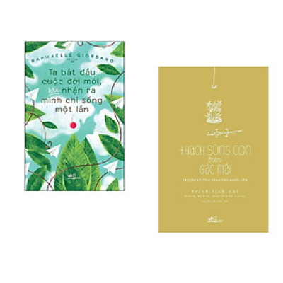 Combo 2 cuốn sách: Ta Bắt Đầu Cuộc Đời Mới, Khi Nhận Ra Mình Chỉ Sống Một Lần + Thạch sùng con trên gác mái