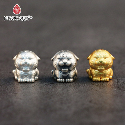 Cham bạc hình hổ xỏ ngang - Ngọc Quý Gemstones