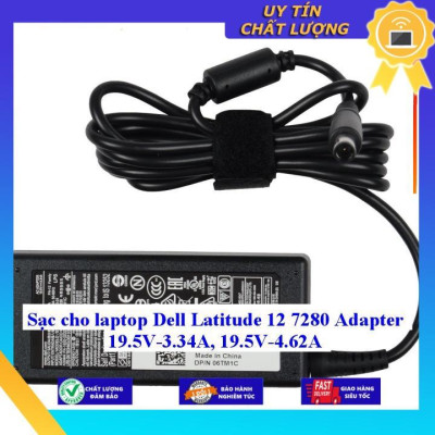 Sạc cho laptop Dell Latitude 12 7280 Adapter 19.5V-3.34A 19.5V-4.62A - Hàng Nhập Khẩu New Seal