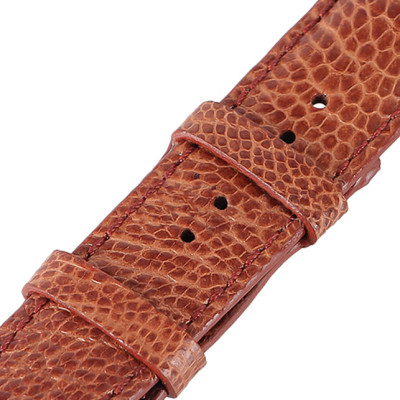 Dây Đồng Hồ Da Đà Điểu Size Lớn Huy Hoàng HT8411 - Vàng