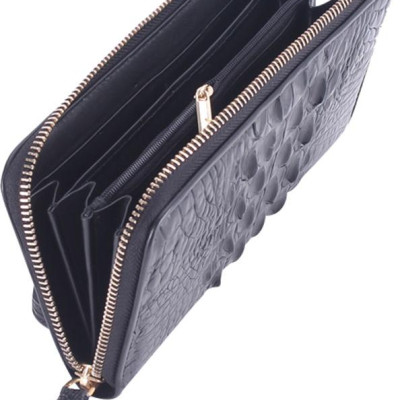 Ví Nữ Huy Hoàng HT3237 (10.5 x 19 cm) - Đen