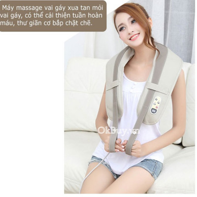 Máy Massage Vai, Lưng, Cổ, Gáy, đai massage toàn thân cao cấp