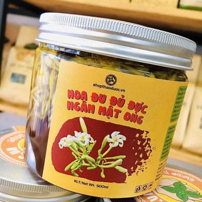Hoa đu đủ đực ngâm mật ong rừng ĐắkLắk 500ml Shop Thảo Dược