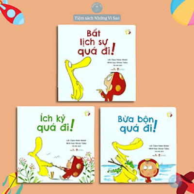 Bộ Sách - Vịt Và Chấm - Bộ 3 Cuốn - Bìa Mềm