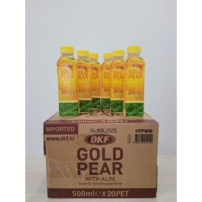 Nước lê vàng lô hội OKF Hàn Quốc 500ml