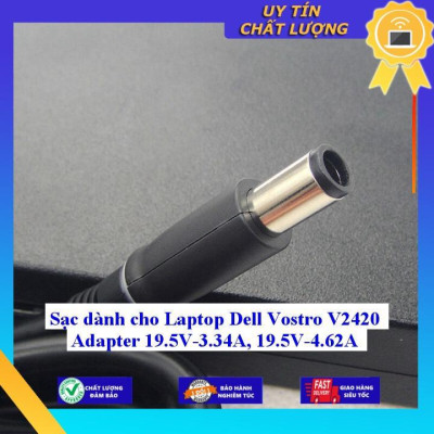 Sạc dùng cho Laptop Dell Vostro V2420 Adapter 19.5V-3.34A 19.5V-4.62A - Hàng Nhập Khẩu New Seal