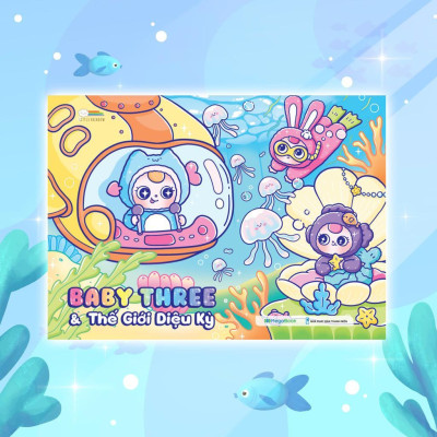Sách Tô Màu Baby Three & Thế Giới Diệu Kỳ - Megabook
