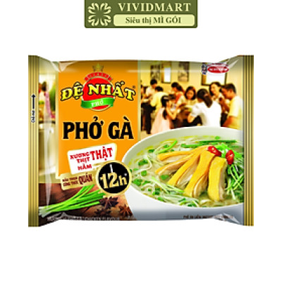 ACECOOK - Đệ Nhất phở hương vị Phở Gà, phở gà Đệ Nhất Acecook, phở gà Acecook Đệ Nhất phở ăn liền (65g/gói)
