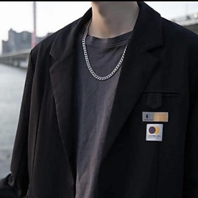 Dây Chuyền Nam Nữ Chuỗi Trơn Basic Màu Bạc - Vòng Cổ Chuỗi Trơn Vừa Unisex Đơn Giản Đẹp PTDCNA15