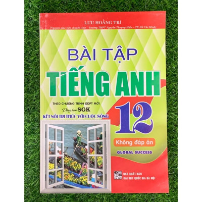 Sách - Bài tập tiếng anh 12 Global Success - Kết nối tri thức( tặng file đáp án) (HA-MK01)