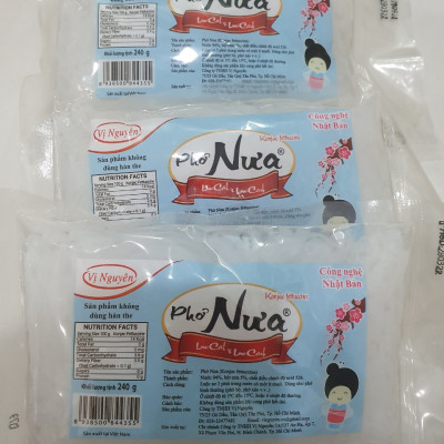 Combo 10 Gói Phở Nưa Vị Nguyên Das Keto 240g