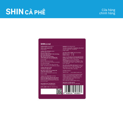 Cà phê Đà Lạt Blend - SHIN Cà Phê - Túi Nhúng tiện lợi - Hộp 10 gói