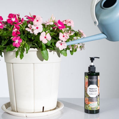 Phân bón hữu cơ DƯỠNG HOA MONROVIA pha sẵn, giúp đẩy nụ, hoa to đậm, vươn cao dành cho hoa hồng, hoa lan dung tích 500ml