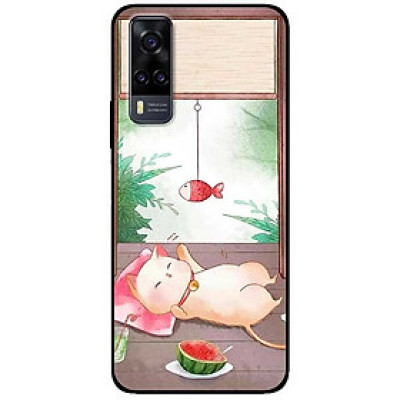 Ốp lưng dành cho Vivo Y51 (2020) / Y31 (2020) mẫu Mèo Và Điện Thoại