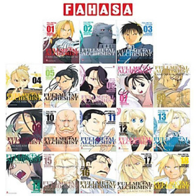 Combo Manga - Fullmetal Alchemist - Cang Giả Kim Thuật Sư - Fullmetal Edition: Tập 1 - 18 (Bộ 18 Cuốn)