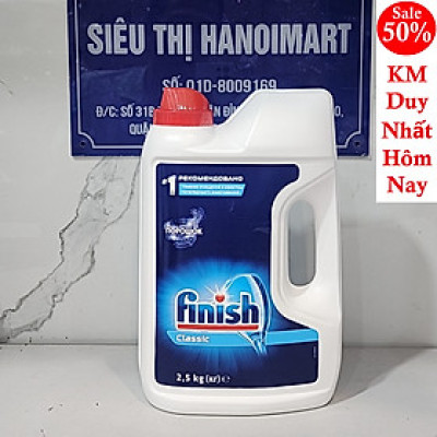 bột rửa bát Finish hộp 2.5 kg