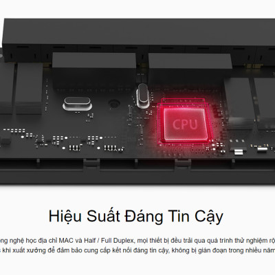 Bộ chia mạng Mercusys MS108G 8-Port 10/100/1000 Mbps - Hàng chính hãng