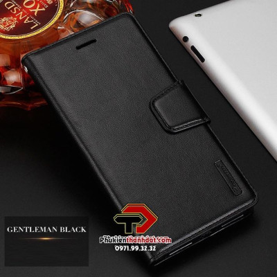 Bao da dạng ví dành cho SamSung Galaxy A04s hiệu Hanman có quai cài, có ngăn đựng thẻ và tiền tiện dụng - Hàng chính hãng