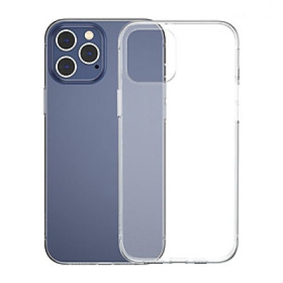 Ốp lưng trong suốt Baseus Simple Case dùng cho iPhone 12 mini / iPhone 12 / iPhone 12 Pro / iPhone 12 Promax (Ultra Slim, High Transparent, Soft TPU Silicone)_ Hàng Nhập Khẩu 