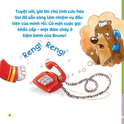 Bạn Ơi, Cùng Làm Nào! - Mình Theo Lính Cứu Hỏa Voi Dập Tắt Đám Cháy (Dành Cho Trẻ Từ 3-9 Tuổi)