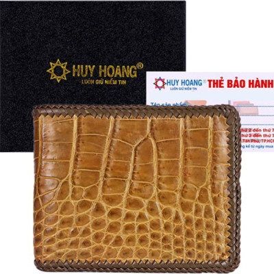 Ví Nam Huy Hoàng HT2715 (10 x 12.5 cm) - Xanh Rêu