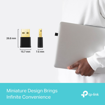 USB thu WIFI TP-Link Archer TX20U Nano | WIFI 6 AX1800 | Băng tần kép 2.4 & 5.0 | Dễ cài đặt | Bảo hành 2 năm | Hàng Chính Hãng