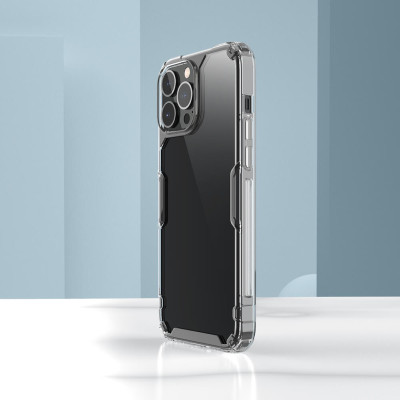 Ốp lưng dẻo TPU cho iPhone 14 Pro Max (6.7 inch) hiệu Nillkin Nature TPU Pro Case chống sốc, chống chịu mọi va đập - hàng nhập khẩu