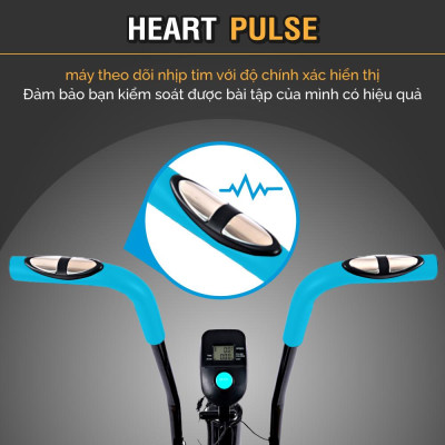 BG Xe đạp tập thể dục kết hợp tay chân 8701 - Xanh lá tại nhà (hàng nhập khẩu)