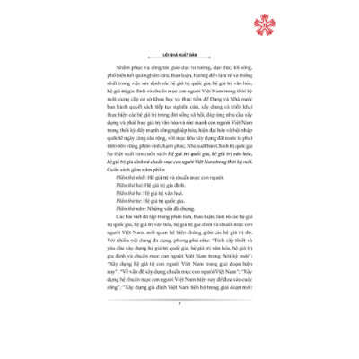 Hệ giá trị quốc gia, hệ giá trị văn hóa, hệ giá trị gia đình và chuẩn mực con người Việt Nam trong thời kỳ mới (bản in 2024)