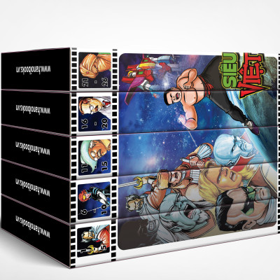 Boxset4  : 5 tập Siêu Nhân Việt Nam ( Từ tập 16 đến tập 20 )
