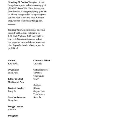 Hashtag #02: Fashion - Kinh Doanh Thời Trang Tại Thị Trường Việt Nam