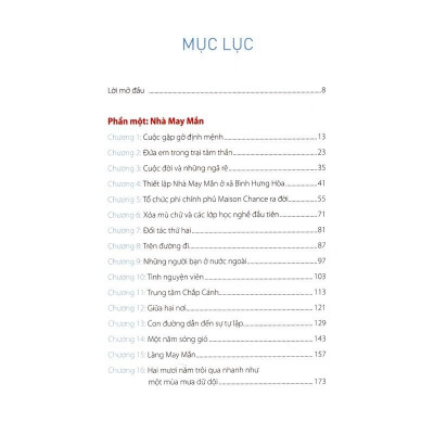 Nhà May Mắn - Một Tương Lai Cho Những Người Thiếu May Mắn - Bản Quyền
