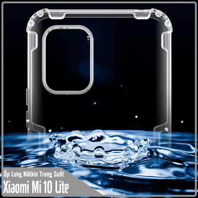 Ốp lưng cho Xiaomi Mi 10 Lite TPU trong Nillkin NATURE - Hàng Nhập Khẩu