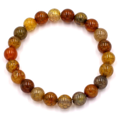 Chuỗi tay đá vân rồng 6 ly 22 hạt (132mm)