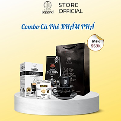 [GIẢM 58K] Combo Cà Phê Khám Phá 559K - Trung Nguyên E-Coffee