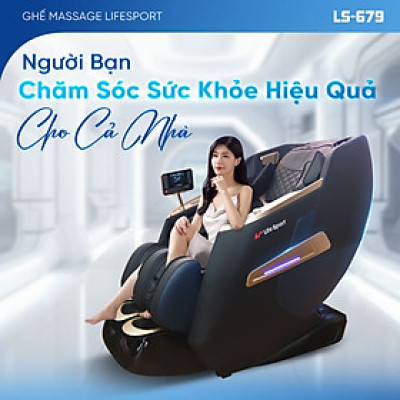 Ghế Massage LS-679, Ghế Masage Toàn Thân Với Công Nghệ AI Quét Cơ Thể Chăm Sóc Có Sức Khỏe Toàn Diện
