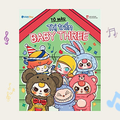 Sách - Tô Màu Thị Trấn Baby Three - Việt Thư