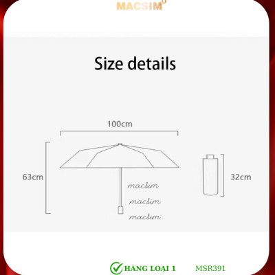 Ô Dù cao cấp Nhãn hiệu Macsim RST Mã R-391