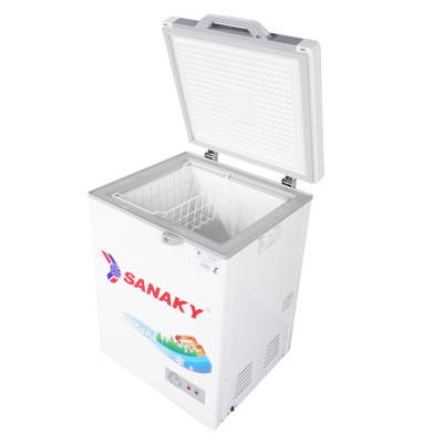 TỦ ĐÔNG MINI SANAKY 100 LÍT VH-1599HYK ĐỒNG (R600A) (KÍNH CƯỜNG LỰC) - HÀNG CHÍNH HÃNG