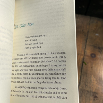 (Tái bản lần thứ 4) TỪNG BƯỚC NỞ HOA SEN – Thích Nhất Hạnh -Saigon Books -NXB Hồng Đức