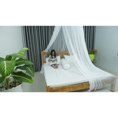 Màn Tròn Cho Giường Lớn /Bigsize - Cao Cấp Mộc Miên ( Hình thật )