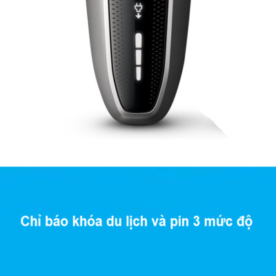 Máy cạo râu khô và ướt cao cấp Philips Norelco S5940/88 Serial 5000 có đầu tỉa để tỉa tóc mai và ria mép - HÀNG NHẬP KHẨU