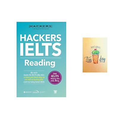 Hackers IELTS: Reading - Giỏi IELTS Không Tốn Mấy Đồng (Tặng Notebook tự thiết kế)