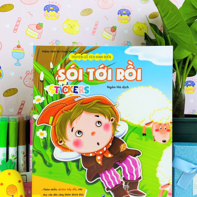 Sách - Combo 8 Cuốn Truyện Cổ Tích Kinh Điển Stickers - Ndbooks